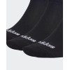 ADIDAS THIN LINEAR LOW-CUT 3PACK IC1299 ΜΑΥΡΟ