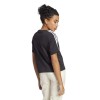 ADIDAS TSHIRT CROP 3S HR4913 ΜΑΥΡΟ