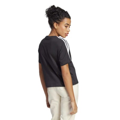 ADIDAS TSHIRT CROP 3S HR4913 ΜΑΥΡΟ