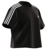 ADIDAS TSHIRT CROP 3S HR4913 ΜΑΥΡΟ