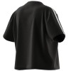 ADIDAS TSHIRT CROP 3S HR4913 ΜΑΥΡΟ