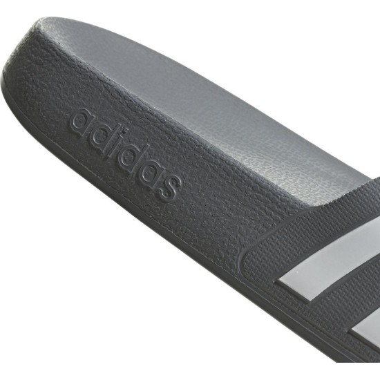 ADIDAS ADILETTE AQUA F35538 ΓΚΡΙ ΛΕΥΚΟ