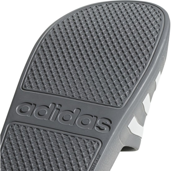 ADIDAS ADILETTE AQUA F35538 ΓΚΡΙ ΛΕΥΚΟ
