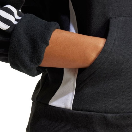 ADIDAS TIRO 24 HOODED SWEATSHIRT IJ5607 ΜΑΥΡΟ