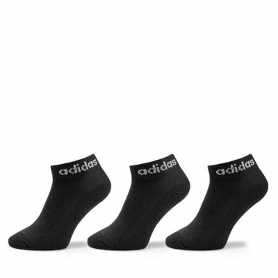 ADIDAS UNISEX LOW SOCKS 3P IC1303 ΜΑΥΡΟ