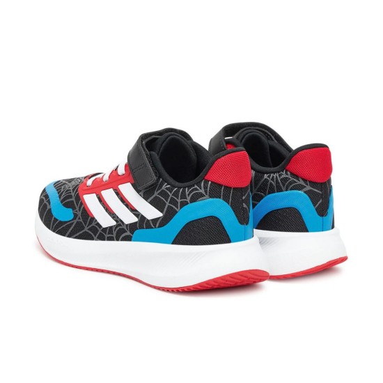 ADIDAS RUNFALCON SPIDER MAN JR5660 ΜΑΥΡΟ ΜΠΛΕ ΛΕΥΚΟ