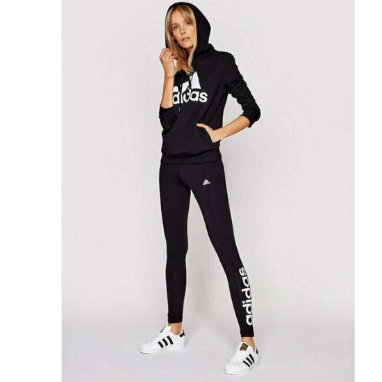 ADIDAS LOUNGEWEAR ESSENTIALS LOGO GL0653 ΜΑΥΡΟ