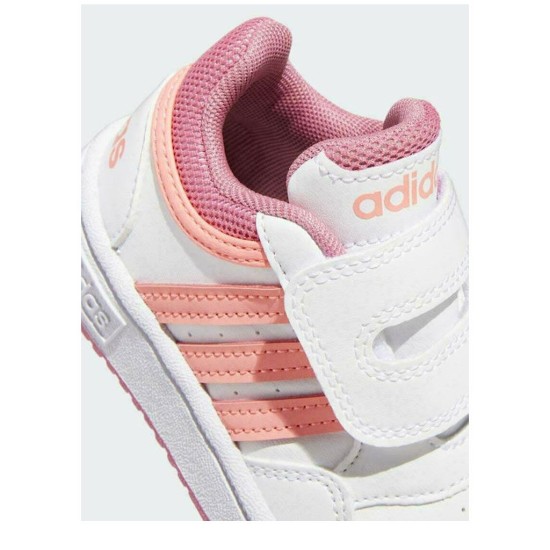 ADIDAS HOOPS 3.0 INF GW0440 ΡΟΖ ΛΕΥΚΟ