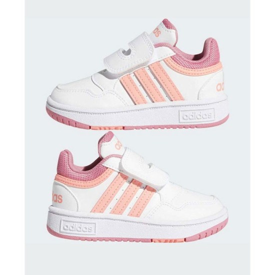 ADIDAS HOOPS 3.0 INF GW0440 ΡΟΖ ΛΕΥΚΟ