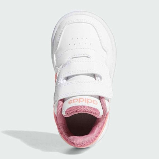 ADIDAS HOOPS 3.0 INF GW0440 ΡΟΖ ΛΕΥΚΟ
