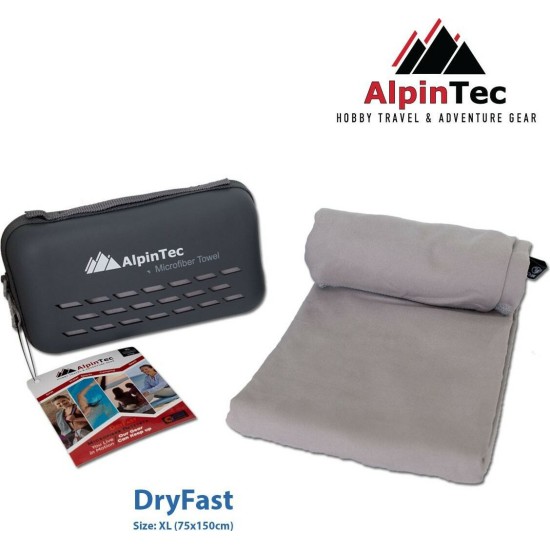 ALPINTEC ΠΕΤΣΕΤΑ DRYFAST 75X150CM MSXL ΓΚΡΙ
