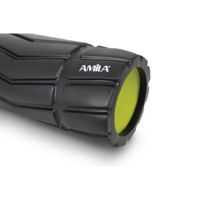 AMILA FOAM ROLLER ARROW Φ14X33CM 96828 ΜΑΥΡΟ ΛΑΙΜ
