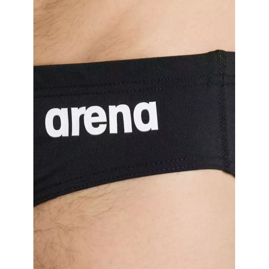 ARENA TEAM SWIM BRIEFS SOLID 004773 550 ΜΑΥΡΟ ΛΕΥΚΟ
