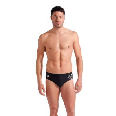 ARENA M SCRATCHY SWIM BRIEFS 010282 500 ΜΑΥΡΟ