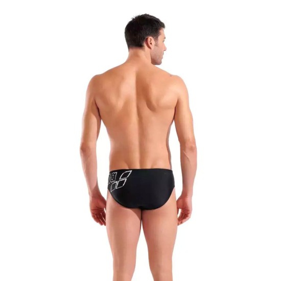 ARENA M SCRATCHY SWIM BRIEFS 010282 500 ΜΑΥΡΟ