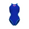 ARENA BIG LOGO SWIMSUIT 001198 880 ΝΕΟΝ ΜΠΛΕ