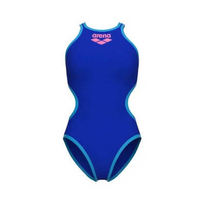 ARENA BIG LOGO SWIMSUIT 001198 880 ΝΕΟΝ ΜΠΛΕ