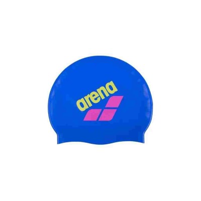 ARENA SILICONE CAP BIG LOGO 009276  ΜΠΛΕ ΝΕΟΝ