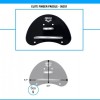ARENA FINGER PADDLE 95251 55 ΜΑΥΡΟ