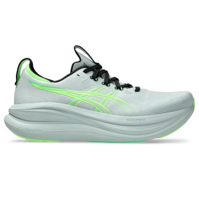 ASICS GEL NIMBUS 28 1011C127 400 ΓΚΡΙ ΠΡΑΣΙΝΟ