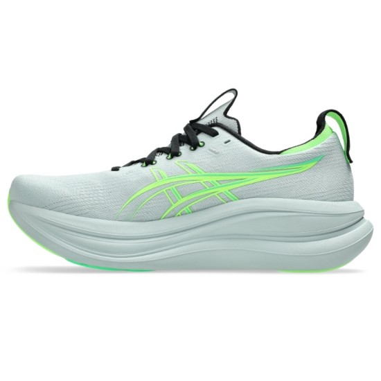 ASICS GEL NIMBUS 28 1011C127 400 ΓΚΡΙ ΠΡΑΣΙΝΟ