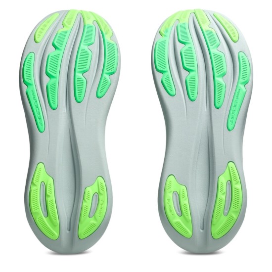 ASICS GEL NIMBUS 28 1011C127 400 ΓΚΡΙ ΠΡΑΣΙΝΟ