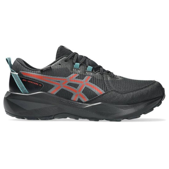 ASICS GEL-VENTURE 11 1011C159 001 ΜΑΥΡΟ ΚΟΚΚΙΝΟ