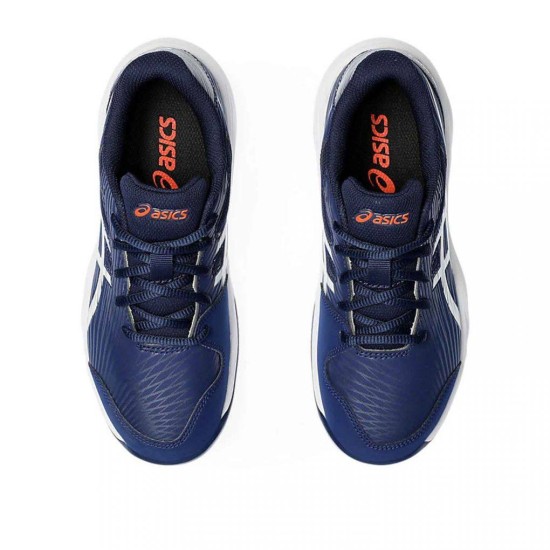ASICS GEL GAME 9 GS 1044A052 403 ΜΠΛΕ ΛΕΥΚΟ