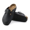BIRKENSTOCK BOSTON OILED LEATHER 0059461 ΜΑΥΡΟ