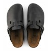 BIRKENSTOCK BOSTON OILED LEATHER 0059461 ΜΑΥΡΟ