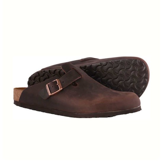 BIRKENSTOCK BOSTON OILED LEATHER 0860131 ΚΑΦΕ