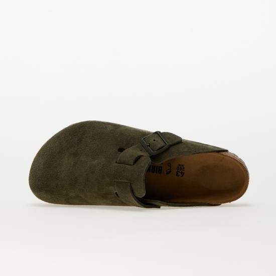 BIRKENSTOCK LEATHER BOSTON 1024721 ΠΡΑΣΙΝΟ