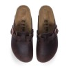 BIRKENSTOCK BOSTON OILED LEATHER 860133 ΚΑΦΕ OILED