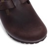 BIRKENSTOCK BOSTON OILED LEATHER 860133 ΚΑΦΕ OILED