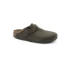 BIRKENSTOCK LEATHER BOSTON 1024721 ΠΡΑΣΙΝΟ