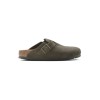 BIRKENSTOCK LEATHER BOSTON 1024721 ΠΡΑΣΙΝΟ