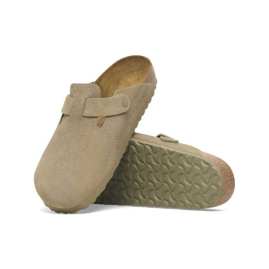 BIRKENSTOCK LEATHER BOSTON 1025788 ΧΑΚΙ