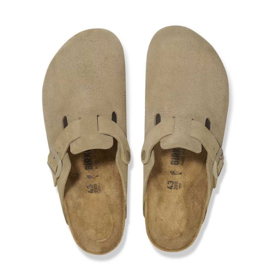 BIRKENSTOCK LEATHER BOSTON 1025788 ΧΑΚΙ