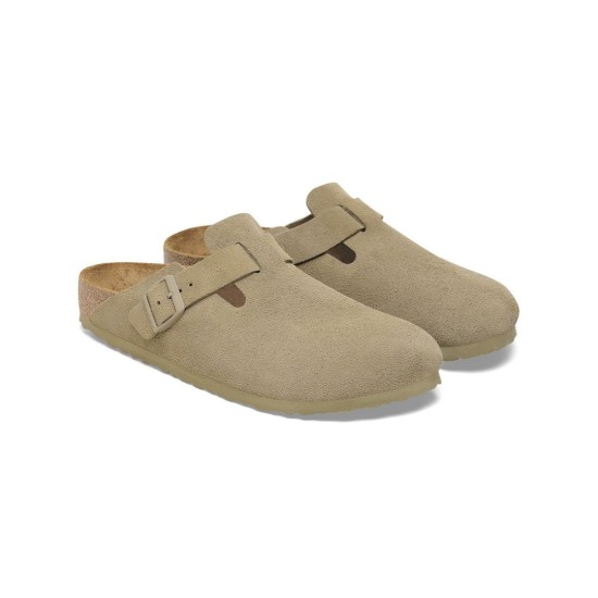 BIRKENSTOCK LEATHER BOSTON 1025788 ΧΑΚΙ