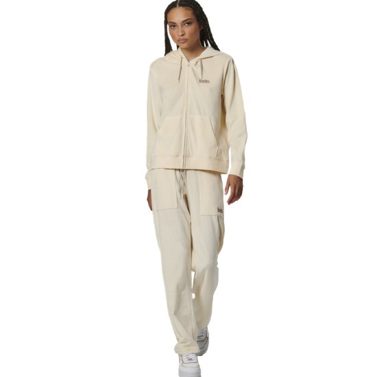 BODY ACTION BASIC VELOUR PANTS 021533 01 ΚΡΕΜ 021533