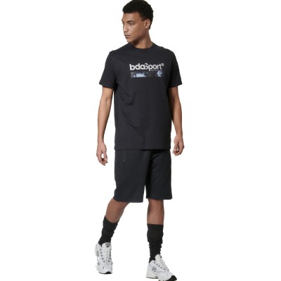 BODY ACTION ESSENTIALS SHORTS 033616 01 ΜΑΥΡΟ 