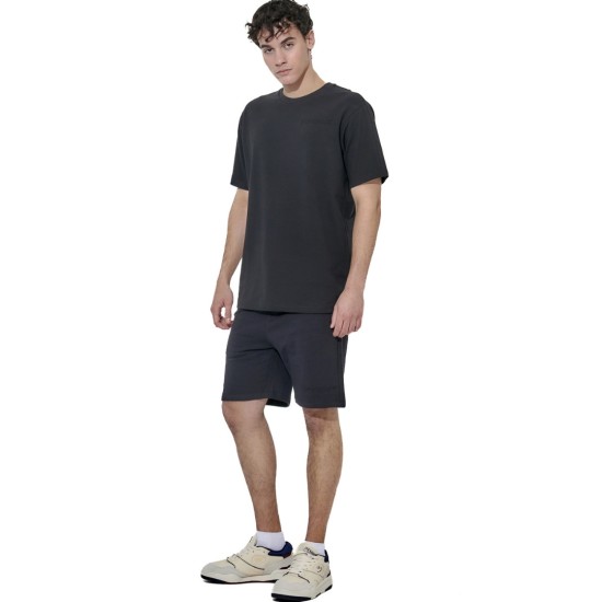 BODY ACTION COTON TERRY SHORTS 033629 01 ΜΑΥΡΟ 