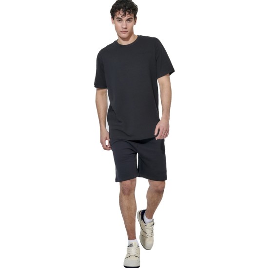 BODY ACTION COTON TERRY SHORTS 033629 01 ΜΑΥΡΟ 