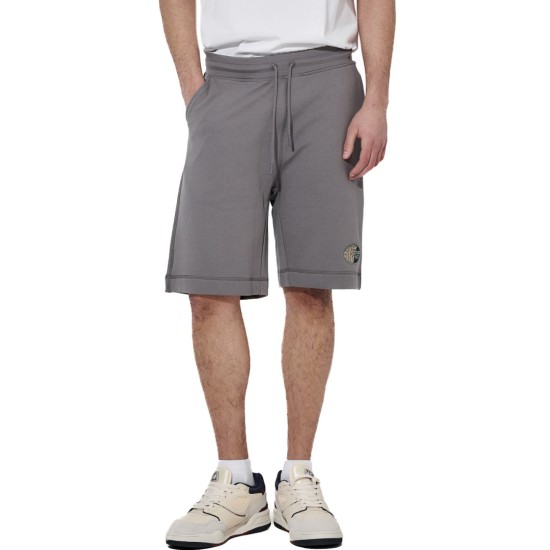 BODY ACTION COTON TERRY SHORTS 033630 01 ΑΝΘΡΑΚΙ 