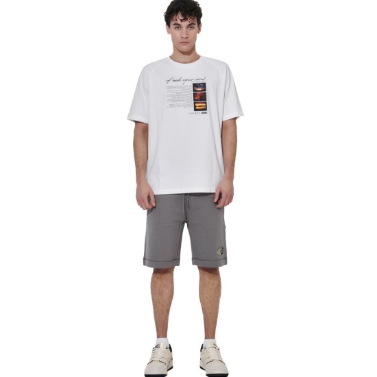 BODY ACTION COTON TERRY SHORTS 033630 01 ΑΝΘΡΑΚΙ 
