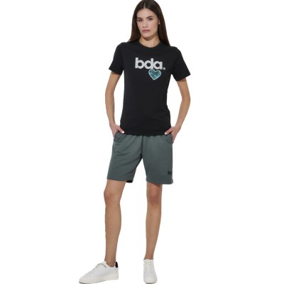 BODY ACTION LOGO T-SHIRT 051618 01 ΜΑΥΡΟ 
