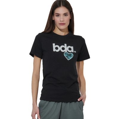 BODY ACTION LOGO T-SHIRT 051618 01 ΜΑΥΡΟ 