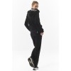 BODY ACTION TERRY HOODIE JACKET 071317 01 ΜΑΥΡΟ