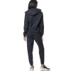 BODY ACTION FLEECE FULL ZIP HOODIE 071421 01 ΜΑΥΡΟ 