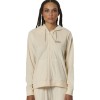 BODY ACTION VELUR HOODIE JACKET 071518 01 ΚΡΕΜ